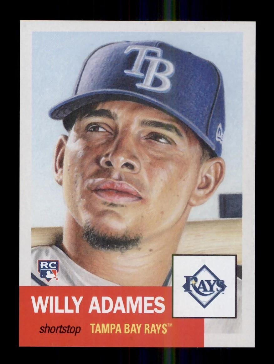 2018 TOPPS LIVING SET #69 WILLY ADAMES ROOKIE RC TAMPA BAY RAYS