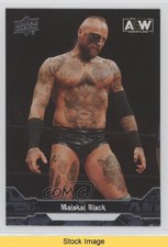 2023 Upper Deck AEW All Elite Wrestling Silver Foil Malakai Black #14 READ 01p6