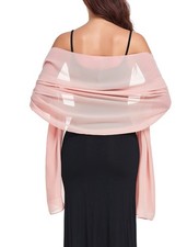 Shawl Wraps Wedding Evening Chiffon Soft Shawls Guest Bridal Scarf Fashion