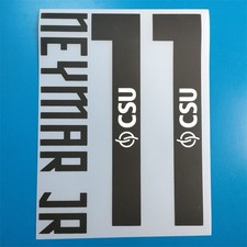 Neymar Jr 2012-13  Santos  Player Size Nameset Name Number ID Print