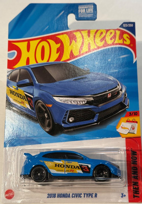 2025🔥 HOT WHEELS 🛞 2018 HONDA CIVIC TYPE R, 3/10 THEN AND NOW