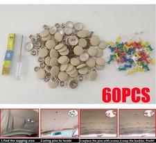 60x Car Roof Liner Headliner Repair Button Sn...