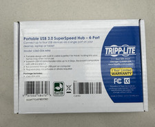 Tripp Lite 4-Port USB-A 3.0 Superspeed Portable Hub Built in Cable U360-004-Mini