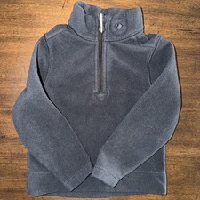 Obermeyer Kids M 4-5 Ultra Gear 1/4 Zip Top Fleece Jacket Base Layer Unisex Blk