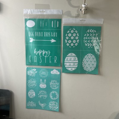 Chalk Couture Transfers  Easter B Size 8.5'' x 11'' (Retired)  NEW Free Ship