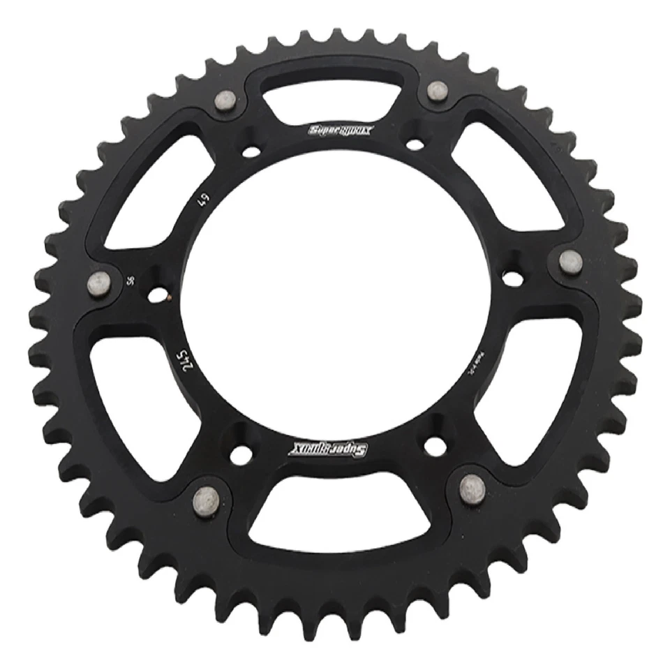 Black Stealth Sprocket For Yamaha YZ125 YZ250 1999-2018; RST-245-49-BLK Foto 3 de 4