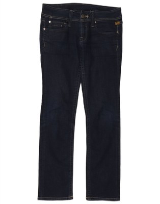 G-STAR Damen Straight Jeans W30 L29 dunkelblau Baumwolle FS07