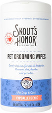 Pet Grooming Wipes for Dogs and Cats - Deodorizing, Plant-Based, Biodegradable,