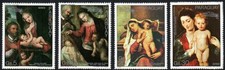 Paraguay Stamp C701-C705  - 87 Christmas paintings
