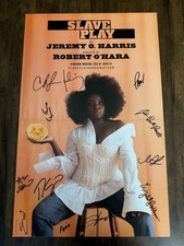 Slave Play Broadway Cast Signed Poster Window Card Golden Theater 2019