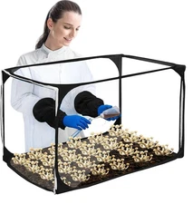 Mushroom Grow Tent - Still Air Box Mycology Fume Hood Propagation Station 35.5"x