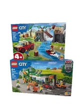 Lego City 2 set lot 60347 Grocery Store & 60301 Wildlife Rescue *BRAND NEW*