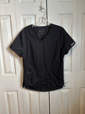 Cherokee Workwear Revolution Women  s Medical Scrub Set Gray Top Medium Pants M