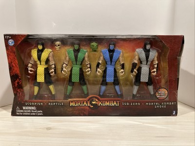 Jazwares Mortal Kombat 4 Pack Figures Toys R Us Exclusive 2011 Brand New Read!!