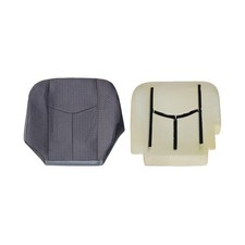 NLQR Front Driver Side Bottom Replacement Seat Cover Cloth Dark Gray and Bott...