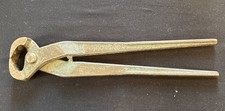 Vtg 10โ END CUTTING NIPPERS PLIERS FARRIER CRAFTSMAN MADE IN USA