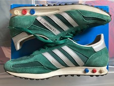 Size 10.5 - adidas Originals LA Trainer Green