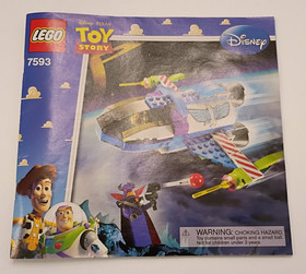 Lego, Toy Story, #7593, Buzz's Star Command Spaceship, Complete w/Box and Manual