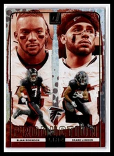 2024 Donruss #16 Bijan Robinson / Drake London Production Line