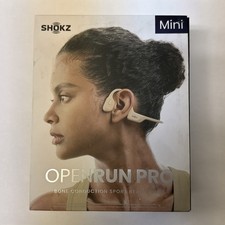 Shokz- OpenRun Pro Mini Bluetooth Headset Noise Cancelling Mic Premium Bone READ