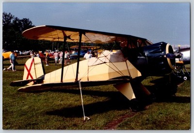 WACO BIPLANE SINGLE (Radial )ENGINE PROP COLOR PHOTO 4x 6 inches