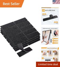 1x3 Inch Hook and Loop Strips, 20 Sets Nylon Self Adhesive Tape, Double Sided...