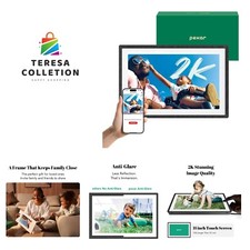 by Lexar 2K Digital Picture Frame, 11'' Anti-Glare IPS Touch Screen, Wi-Fi Ph...