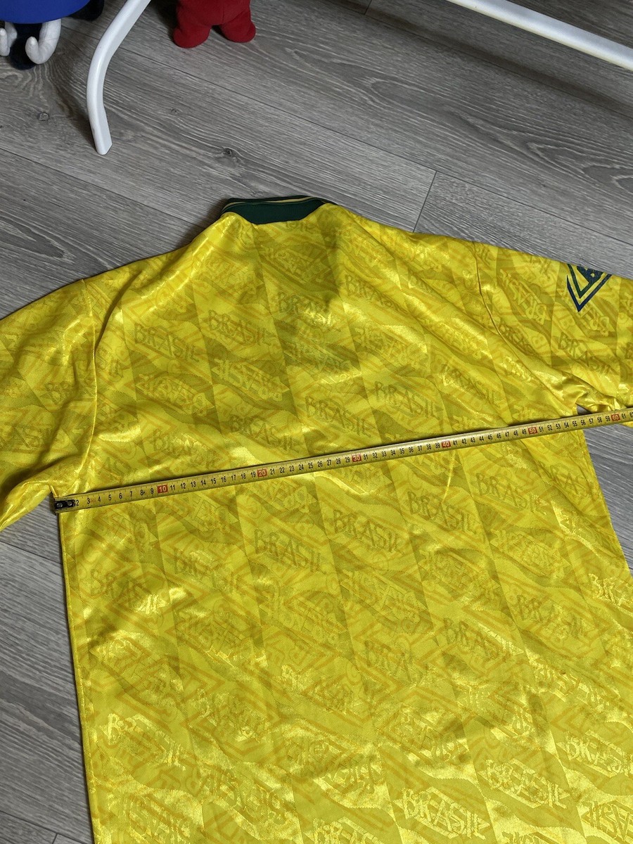 Umbro Brasil 90s Vintage Jersey Football Jersey Player Home