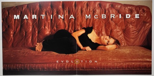 MARTINA McBRIDE Evolution ORIGINAL 12x24 PROMO Album Flat POSTER 2 Side SEXY - Bild 1 von 2