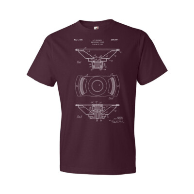 Electrodynamic Speaker Patent Shirt Gifts For Men Engineer Gifts Dj T Shirts