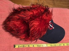 Minnesota Twins MLB Red Flair Hair Visor, Adjustable One Size EUC