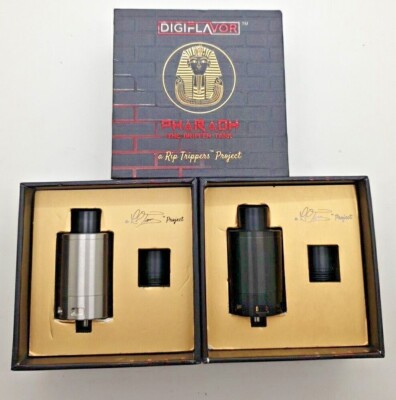 ORIGINAL Digiflavor Pharaoh RDA Verdampfer Atomizer in silber oder schwarz