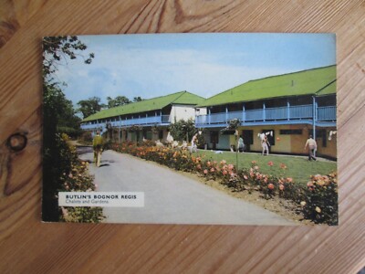 Postkarte Butlin's Bognor Regis Chalets und Gärten (unbespielt)