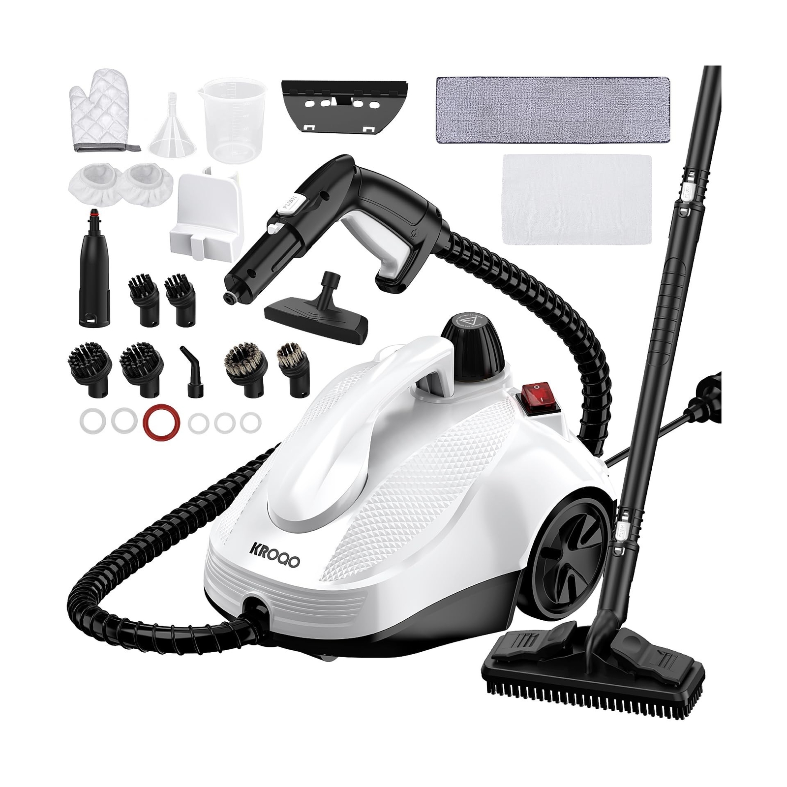 Powerful Multipurpose Steam Cleaner Mop with 23 Accessories for Deep Cleaning-image