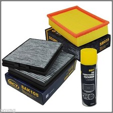 Filterset Luftfilter  Pollenfilter Aktivkohle+ Klimaanlagenreiniger BMW 5er E39 
