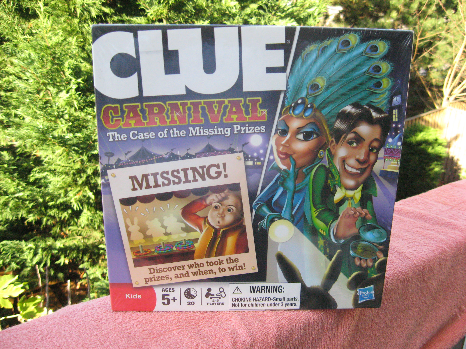 Clue Carnival Board Game - The Case Of The Missing Prizes, Two-Sided Kid's Mystery Game