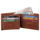 STARHIDE Mens Designer RFID Blocking Genuine Distressed Hunter Leather Wallet