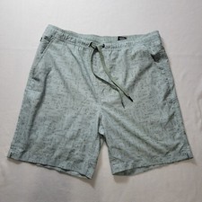 Eddie Bauer Men's Large Volley Quick Dry Comfort Liner Swim Trunks  Light Green