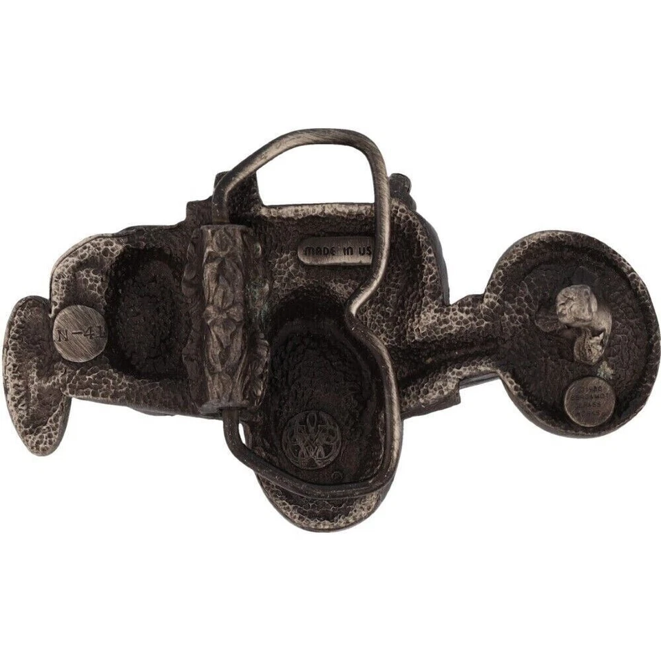 Bugatti Tipo 35 1924 Gran Premio Prototipo Roadster Coche de Carreras Nuevo de Colección Hebilla de Cinturón Foto 2 de 4