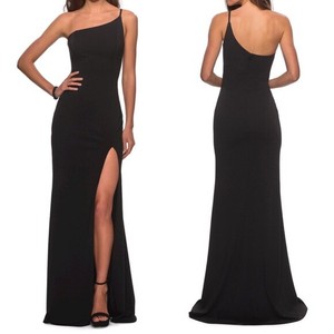 fancy black gown