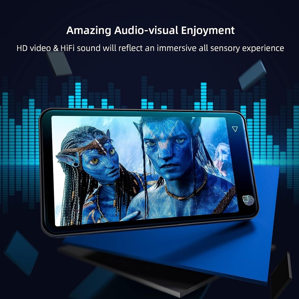 INNIOASIS G1 MP3 Player with Bluetooth, WiFi, 4" Full Touch Screen