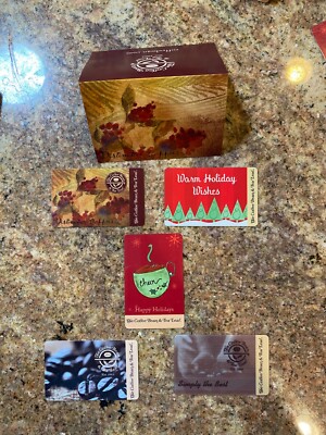THE COFFEE BEAN & TEA LEAF Coffee Cherries Holiday 2005 Gift Card  $0 Balance