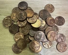 10 UNCIRCULATED RED BROWN WHEAT CENTS PDS MIXED LOT COLLECTION