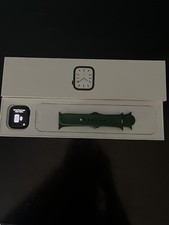 Apple MKH93LLA Series 7 41mm Aluminum Case with Green Fluoroelastomer Band...