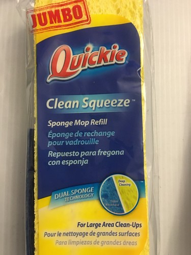 Quickie Jumbo Clean Squeeze Sponge Mop Refill, Type J, #020/027 - Picture 4 of 11