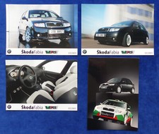 S28) Skoda Fabia RS MJ 2003 - Bundle 4x Original Press Photos Photos 03.2003