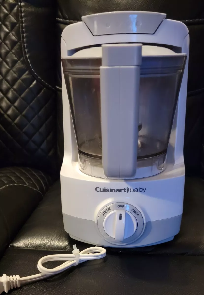 Cuisinart Baby Food Maker Steamer Chopper BFM-1000 W/Bottle Warmer Auto  Shutoff