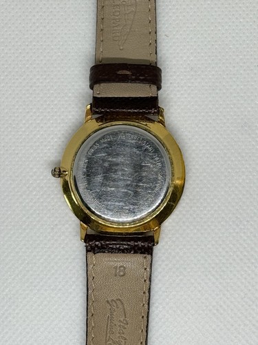 Rare EDOX Swiss Made Quartz Date Gold Plated Ladies Watch Vintage - Picture 6 of 14