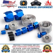 Universal Flex Braid Steel Braided Radiator Heater Hose Line Wire Cover Sleeve