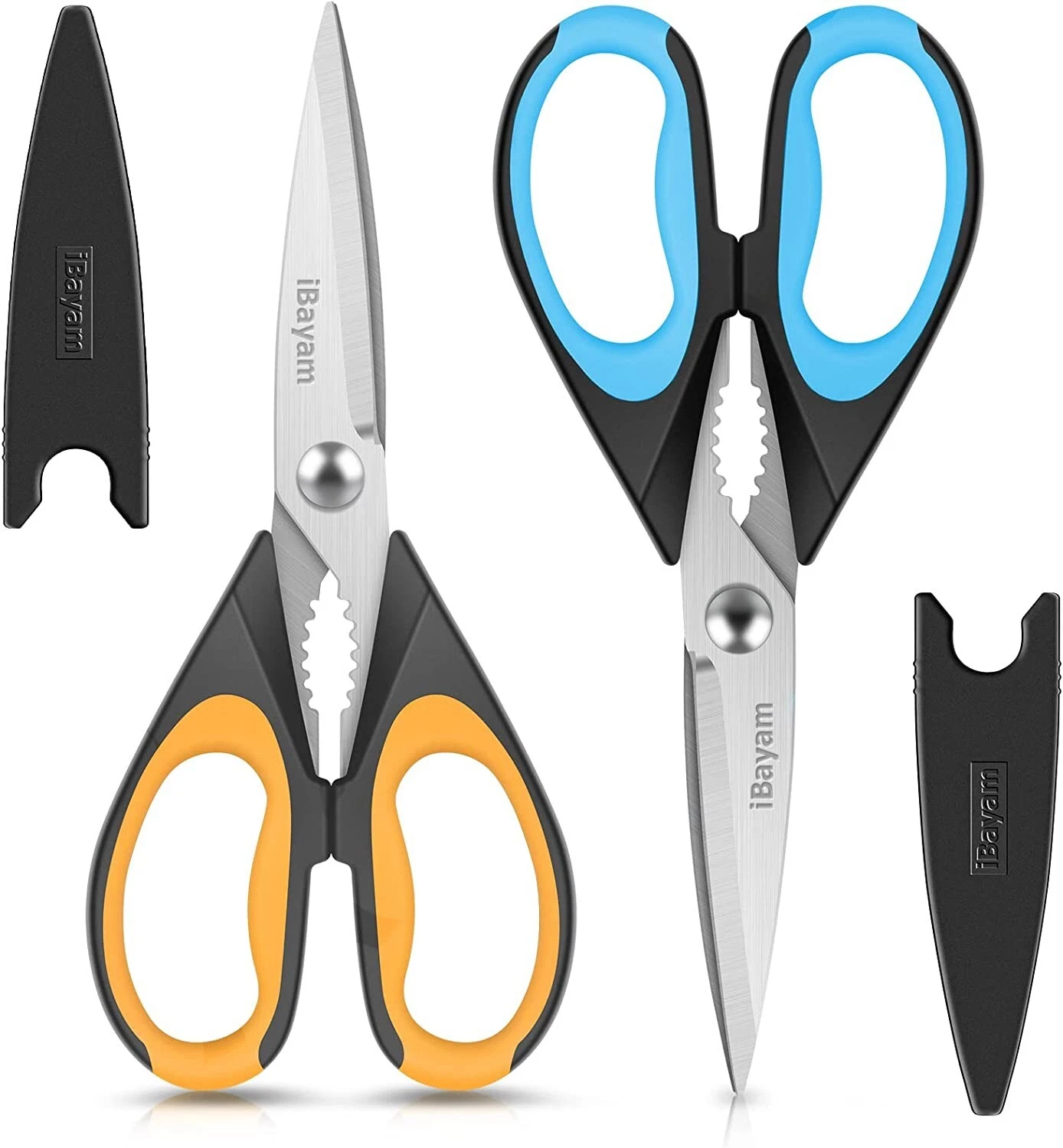 2PCS Stainless Steel Kitchen Scissors Duty Meat-Poultry Food Cooking All Purpose
Opens in a new wind